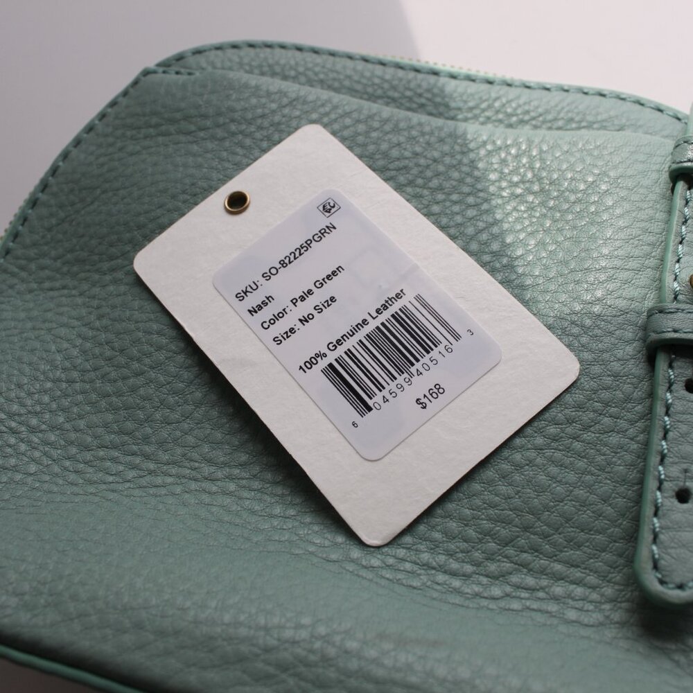 HOBO Nash Crossbody Bag - NWOT Pale Green Leather - Spring Festival Boho - Picture 7 of 9